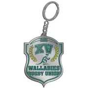 Wallabies Australian Rugby Union Enamel Keyring