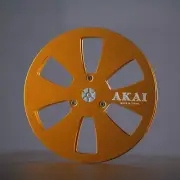 One 7'' Gold AKAI Light Metal Aluminum Reel to Reel Take Up Reel for Akai GX-77