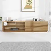 ALFORDSON TV Cabinet Stand 180cm x 40cm x 44cm Wood Color, Modern Furniture Entertainment TV Unit with Drawers and Shelves for Living Room, Multimedia Centre for Consoles Boxes