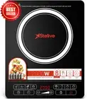 2000W Portable Induction Cooktop Electric Cooker 8 Power Levels Touch Sensor Bur