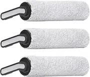 [BRUVISH] (3 Pack) One S5 Pro Replacement Brush Rollers Compatible with Tineco Floor One S5/ Floor One S5 Pro Cordless Wet Dry Vacuum Cleaner, Replacement Parts Accessories, Brush Rollers