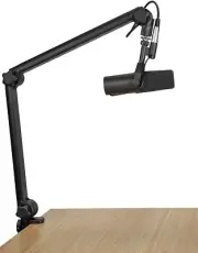 Frameworks Deluxe Desk-Mounted Microphone Podcast Boom Stand with XLR Cable