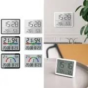 Digital Wall Clock Operated, with Date, Temperature Humidity Sensing
