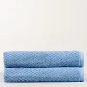 Bath Sheet Twin Pack Canningvale - Light Grey, 100% Cotton