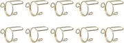 10Pcs Nail Rings Adjustable, Reusable,Nail Accessories Nail Ring Luxury Tip Ring (Gold)