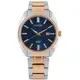 CITIZEN / 極簡時尚 日本機芯 日期 不鏽鋼手錶 藍x鍍玫瑰金 / BI5104-57L / 41mm