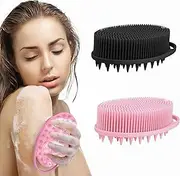Silicone Body Scrubber Silicone Loofah Silicone Shower Scrubber Silicone Loofah Silicone Body Scrubber Silicone Face Scrubber Exfoliating Body Scrubber Shower Scrubber Body Silicone Loofah Men