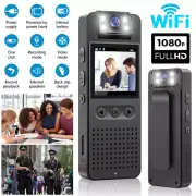 WiFi HD 1080P Camcorder Mini Police Body Camera Video DVR IR Night Vision Cam AU