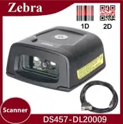 Zebra DS457-DL20009 USB Barcode Scanner Fixed Mount 1D 2D Imager Reader