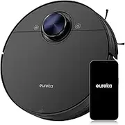 EUREKA NER710 Robot Vacuum Cleaner and Mop with 8000Pa Suction, 5th-Gen LDS, Multi-Floor Mapping, 180 min Runtime, 3 in 1 Robotic Vacuum Cleaner for Pet Hair, Carpet, Hard Floors, Work with App/Alexa