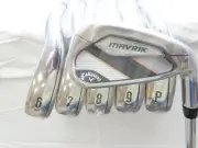 New RH Callaway Mavrik Iron Set 5-PW True Temper XP 105 S300 Stiff Flex Steel