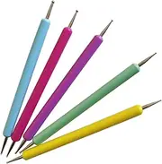 Diy Nail Art Tools 5pcs Dot Painting Kit Nail Art Pen Sculpting Tools for Home Use