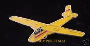 Schweizer SGS 2-23 SAILPLANE AIRPLANE LAPEL HAT PIN GLIDER PILOT SOLO WING GIFT