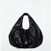 COS Cloud Tote Bag - Leather NWT Black