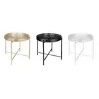Iron Outdoor Side Table Decorative Planter Holder for Office Balcony Patio