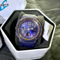 在飛比找蝦皮購物優惠-WK.手錶✨台灣公司貨BABY-G✨優雅秋風雙顯女錶 樹脂錶