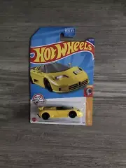 Hot Wheels 94’ BUGATTI EB110SS, Yellow, Diecast, HW Turbo, 5/10, Rare