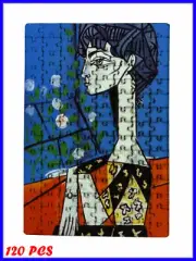 Pablo Picasso - Jacqueline with flowers Art - 120 Piece Jigsaw Puzzle
