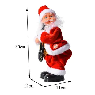 Electric Santa Claus Singing Dancing Doll Ornament Kids Toy