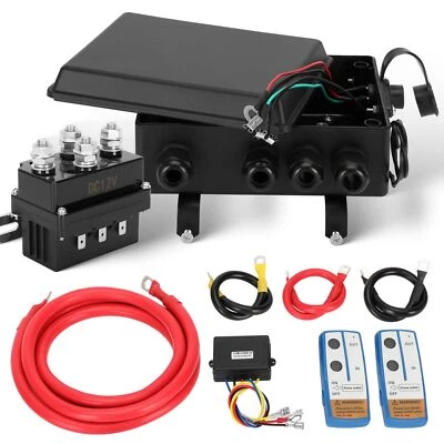 12V 500A Winch Solenoid Contactor Relay with Winch Solenoid Relay Control Con...