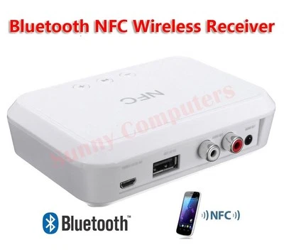 NFC Wireless Bluetooth v5.0 Audio Transmitter Receiver For Music Speaker PC TV