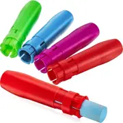 Adjustable Jumbo Sidewalk Chalk Holders for Kids and Teachers (5 Pack)