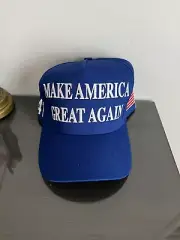RARE Blue MAGA Cap 47 Authentic official Trump 2024 campaign gear￼ CaliFame Hat