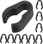GLSTOY 10pcs Mic Cable Holders Durable Mic Cord Clamps for Secure Wire Management Flexible Clips Prevents Cable Movement for Ktv and Home Use