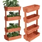 Wooden Vertical Garden Raised Bed Elevated Flower Vegetable Grown Planter Box