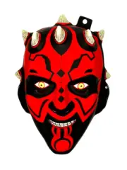 Vintage Star Wars ADULT Darth Maul Halloween Mask Rubies Vader Jedi Skywalker Yo