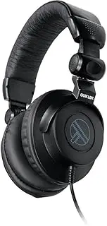 QUIK LOK - HP-10 32 Ohm Closed 50mm Headphones with 6.3mm Jack Adapter Ideal for Home Recording, Monitoring and Long Listening