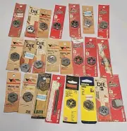 Lot Of 23 Nos Vermont American Carbon Steel Hex Die , Taps , Metric , Tools
