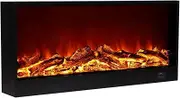 UMJIGF Electric Fireplace Built-in, with Touch Screen Control Panel for Living Room Decoration 47.2x7.9x20.9in,