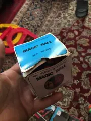 Vintage 80's Magic Ball Round Circular Rubiks "cube" Toy Unsolved Puzzle MIB Nos