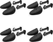 [VOXMDY] 10 Pairs Plastic Shoe Tree Stretcher Shaper for Men (Black)