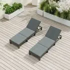 Sun Lounge Rattan Wicker Lounger Sofa Patio Day Bed Outdoor Furniture
