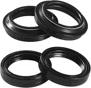 Front Fork Oil Seal & Dust Cover For R80GS R80 GS R 80 GS MYSTIC PA-RIS DA-KAR R 100 GS R100GS PARIGI DAKAR 1986-1997 1998(2pcs oil 2pcs dust)