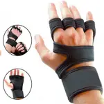 1 PAIR GYM GLOVES SPORTS EXERCISE WRIST WRAPS WEIGHT LIFTING