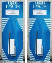 PAIR DELUXE - VINTAGE cb ANTENNA indoor portable base station radio receiver NOS