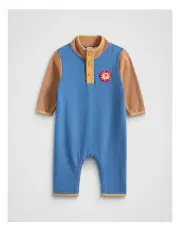 [Seed Heritage] Teddy Jumpsuit in Moody Blue