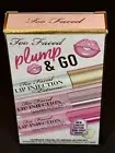 Too Faced Plump & Go Ultimate Travel Plumping Gloss 3 pc Set Limited Edition NIB