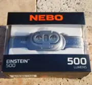 NEBO EINSTEIN 500 LED HEADLAMP LIGHT 500 LUMENS NEB-HLP-0006