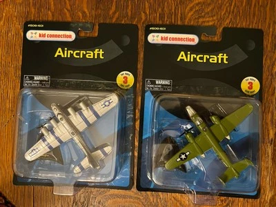 MAISTO B-25-J Mitchell & B-17-G Flying Fortress Kid Connection TWO Die Cast New