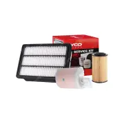 Ryco Oil Air Fuel Filter Service Kit for Hyundai Santa Fe CM 07/2007-11/2008