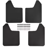 4x Car Heavy Duty Mud Flaps Black Splash Guards TPO 4X4 4WD's UtesTrailers