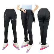 Zip-on Zip-Off Padded Shorts Protective Crash Pants Tailbone Hip Butt Pad for...