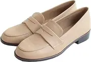 EIZO(エイゾー) Aizor EN22056 Women's Bolognese Loafer Beige 22.5 cm, Beige, 22.5 cm