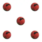 5PK NRL South Sydney Rabbitohs NRL Super-High Bounce Ball 60mm - Red