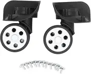 [YULEESIYIP] Luggage Universal Wheels Silent Shock Absorbing Replacement Suitcase Caster Travel Suitcase 2pcs