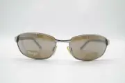 Vintage Davidoff 97001-400 Titanium Silver Braun Oval Sunglasses No.
